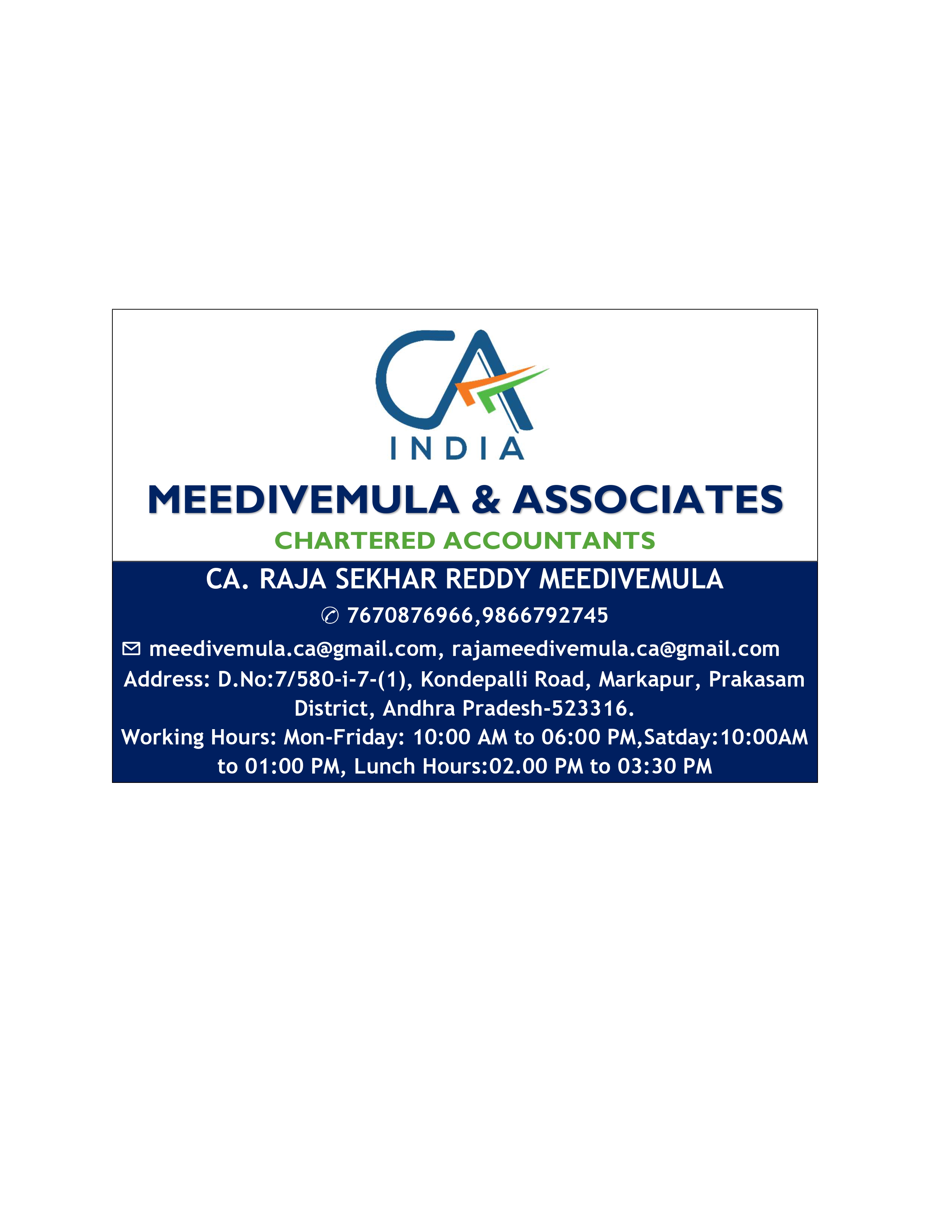 MEEDIVEMULA & ASSOCIATES